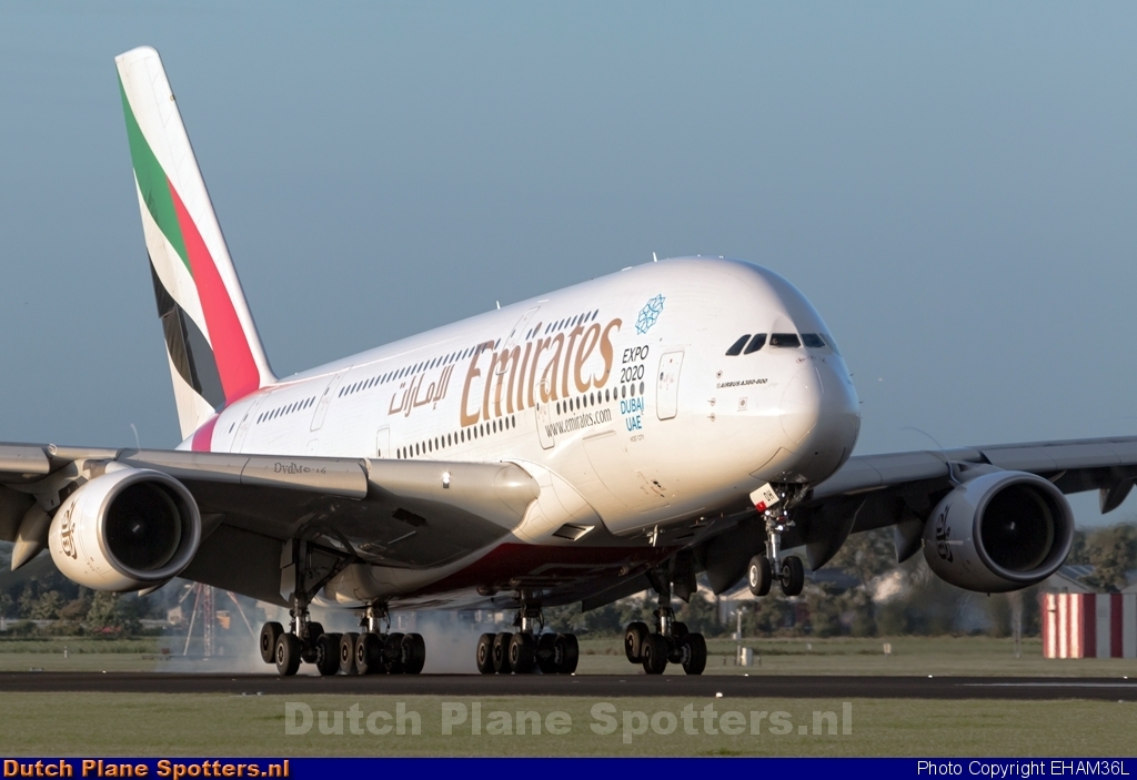 A6-EDH Airbus A380-800 Emirates by EHAM36L