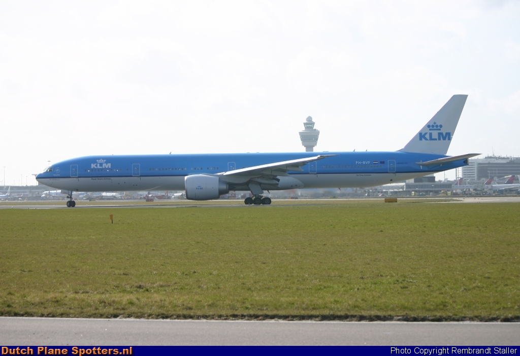 PH-BVF Boeing 777-300 KLM Royal Dutch Airlines by Rembrandt Staller