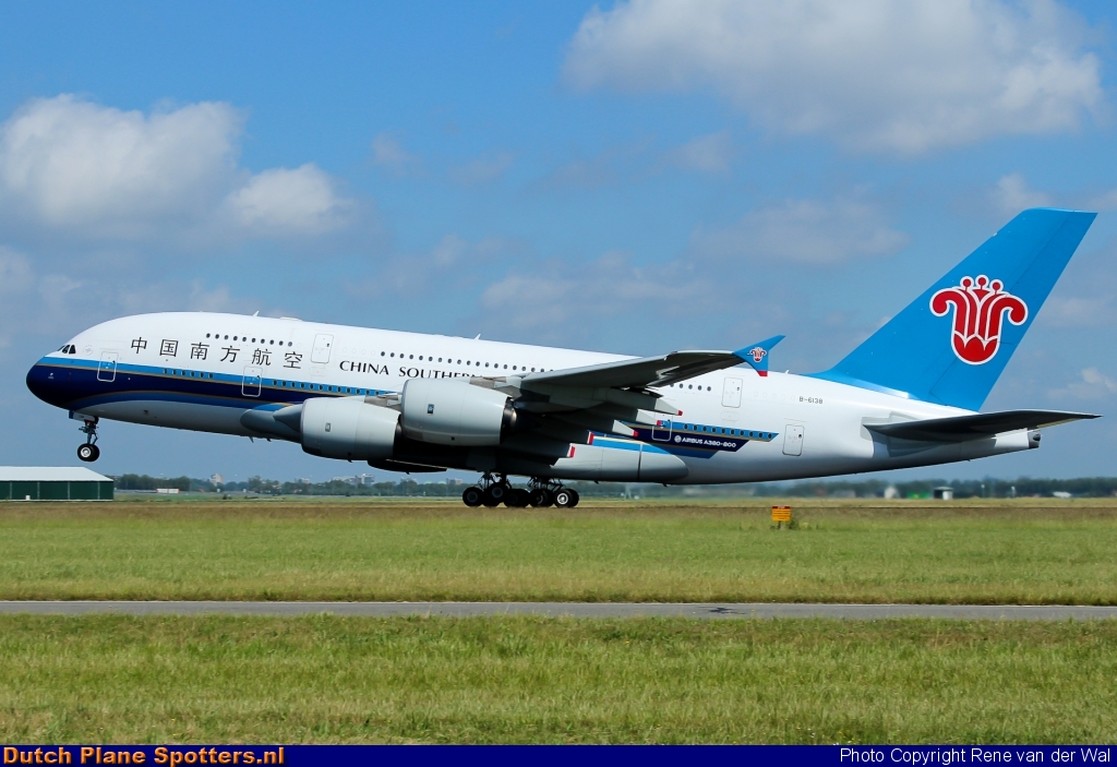 B-6138 Airbus A380-800 China Southern by Rene van der Wal