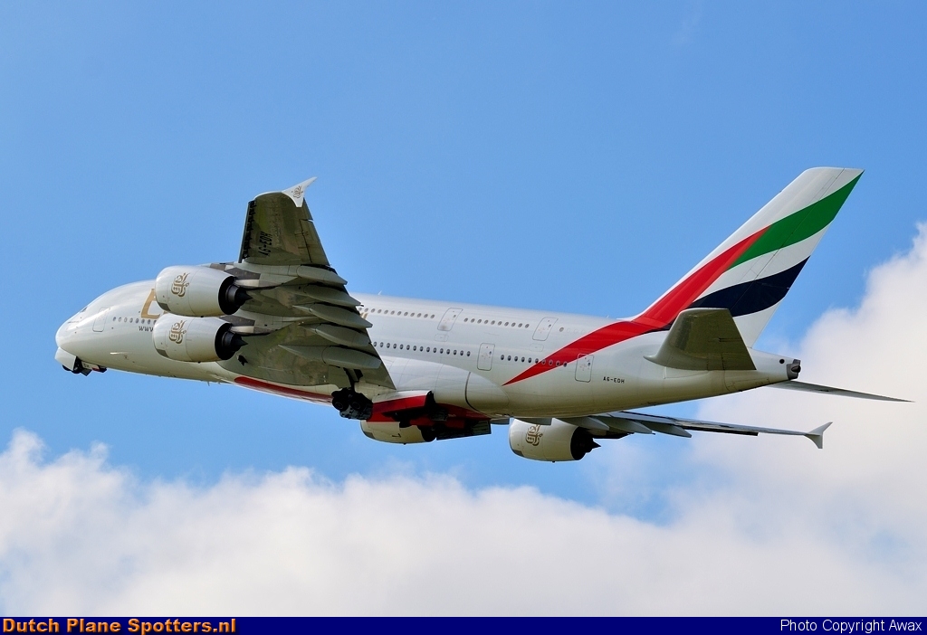 A6-EDH Airbus A380-800 Emirates by Awax