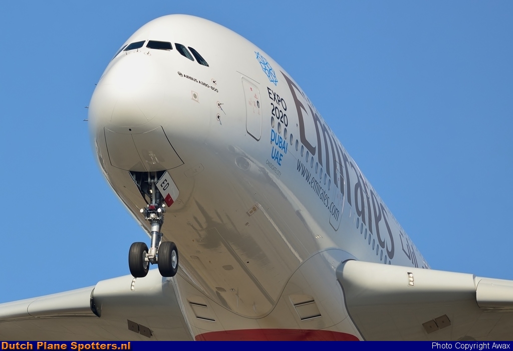 A6-EED Airbus A380-800 Emirates by Awax