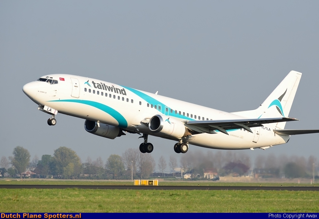 TC-TLA Boeing 737-400 Tailwind Airlines by Awax