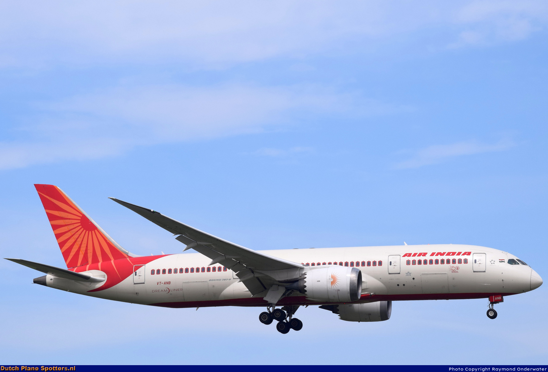 VT-ANB Boeing 787-8 Dreamliner Air India by Raymond Onderwater