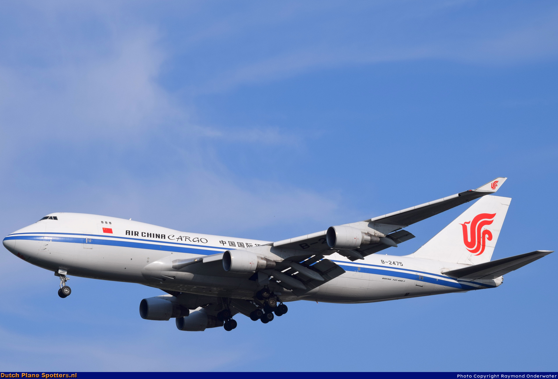 B-2475 Boeing 747-400 Air China Cargo by Raymond Onderwater