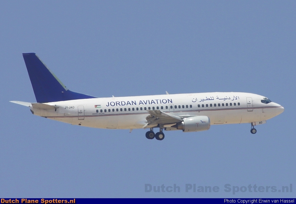 JY-JAO Boeing 737-300 Jordan Aviation by Erwin van Hassel