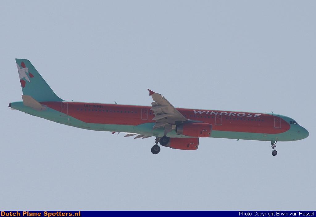 UR-WRH Airbus A321 Windrose Airlines by Erwin van Hassel