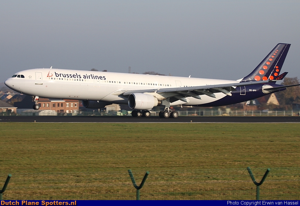 OO-SFV Airbus A330-300 Brussels Airlines by Erwin van Hassel