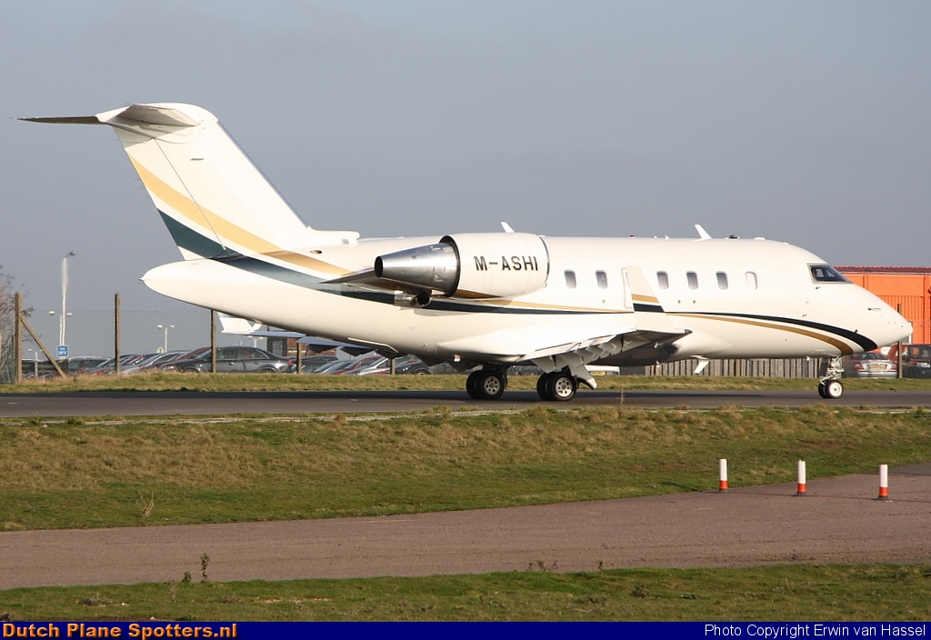 M-ASHI Bombardier Challenger 600 Private by Erwin van Hassel