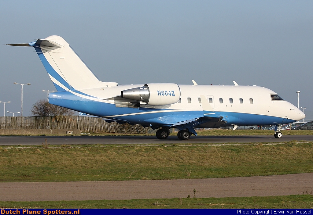 N604Z Bombardier Challenger 600 Private by Erwin van Hassel