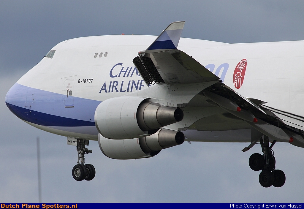 B-18707 Boeing 747-400 China Airlines Cargo by Erwin van Hassel